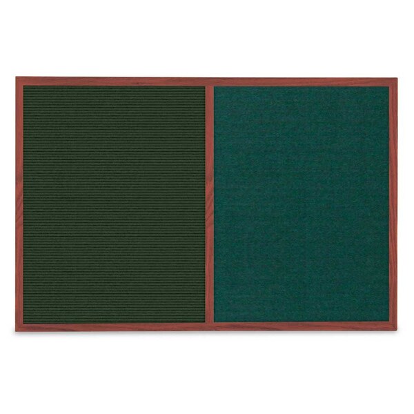 Slim Style Indoor Enclosed Corkboard, 36
